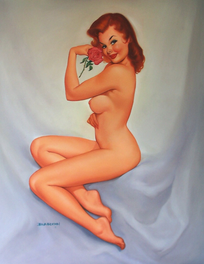 Nude Pin Up Model